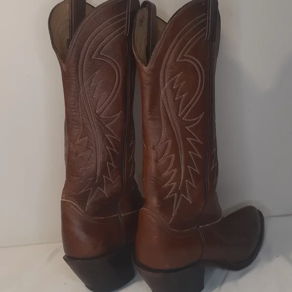 Tony Lama Western Leather Boots - Picture 4 of 6